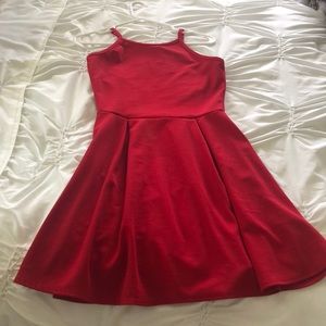 Red dress